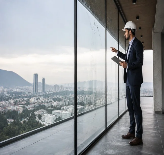 Restauración de vidrio para inmobiliario y construcción